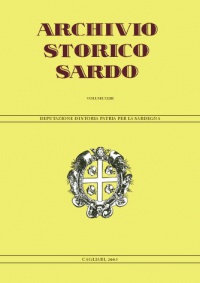 Archivio Storico Sardo - Volume n. XLIII - Deputazione di Storia Patria per la Sardegna 