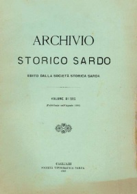 Archivio Storico Sardo - Volume n. XI - Società Storica Sarda