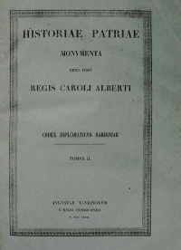 CODEX DIPLOMATICUS SARDINIAE - TOMO II