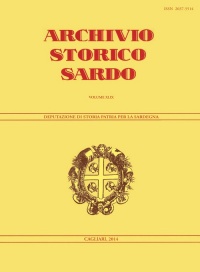 Archivio Storico Sardo - Volume n. XLIX - Deputazione di Storia Patria per la Sardegna