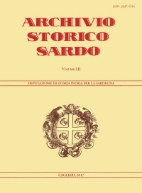 Archivio Storico Sardo - Volume n. LII - Deputazione di Storia Patria per la Sardegna