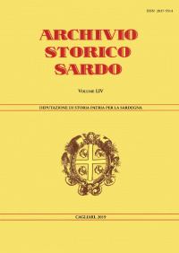 Archivio Storico Sardo - Volume n. LIV - Deputazione di Storia Patria per la Sardegna