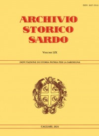 Archivio Storico Sardo - Volume n. LIX - Deputazione di Storia Patria per la Sardegna